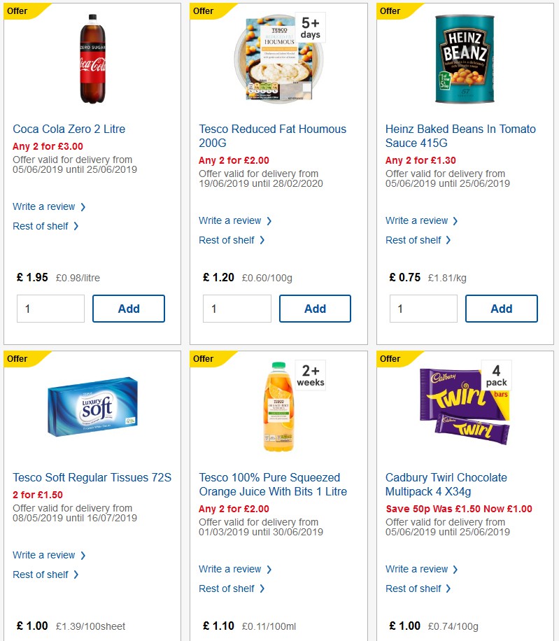 TESCO Offers from 26 June