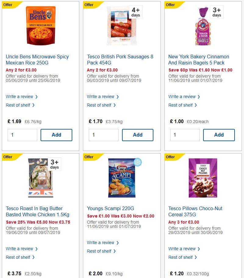 TESCO Offers from 26 June