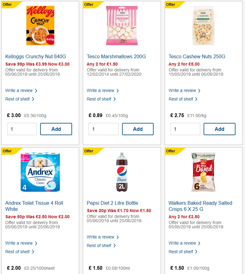 TESCO Offers from 26 June