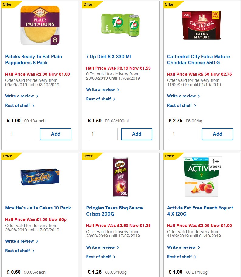 TESCO Offers from 17 September