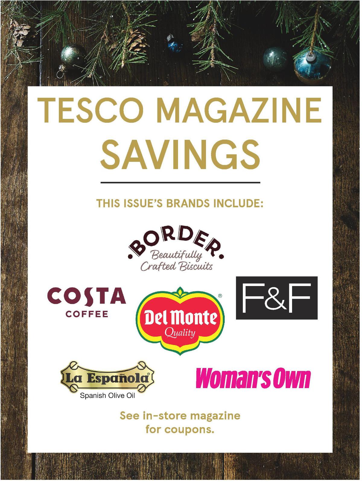 TESCO Magazine Christmas 2019 Offers from 4 December