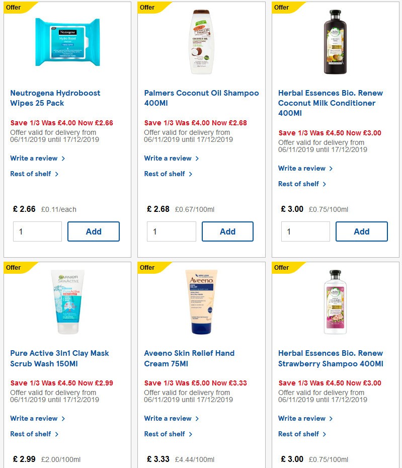 TESCO Offers from 18 December