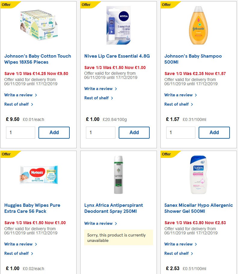 TESCO Offers from 18 December