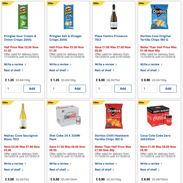 TESCO Offers from 27 December