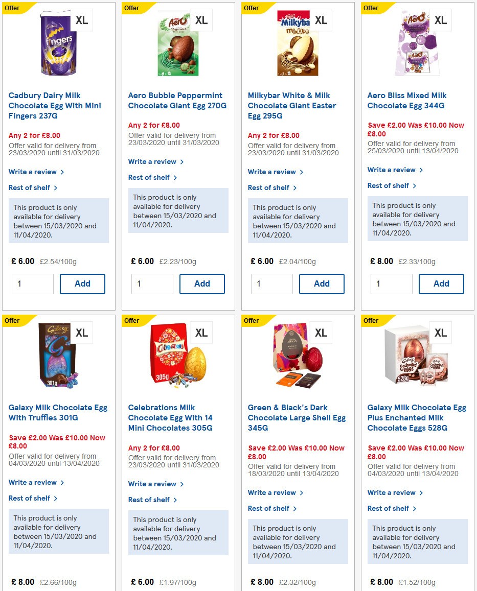 TESCO Offers from 24 March