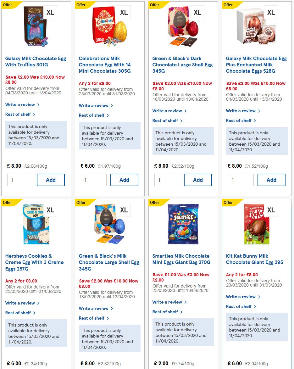 TESCO Offers from 24 March