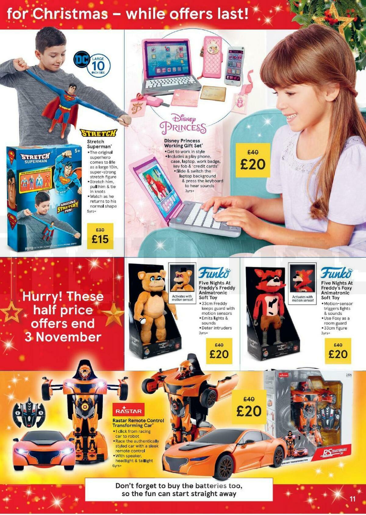 TESCO Tesco Half Price Toy Sale Leaflet Offers from 2 October