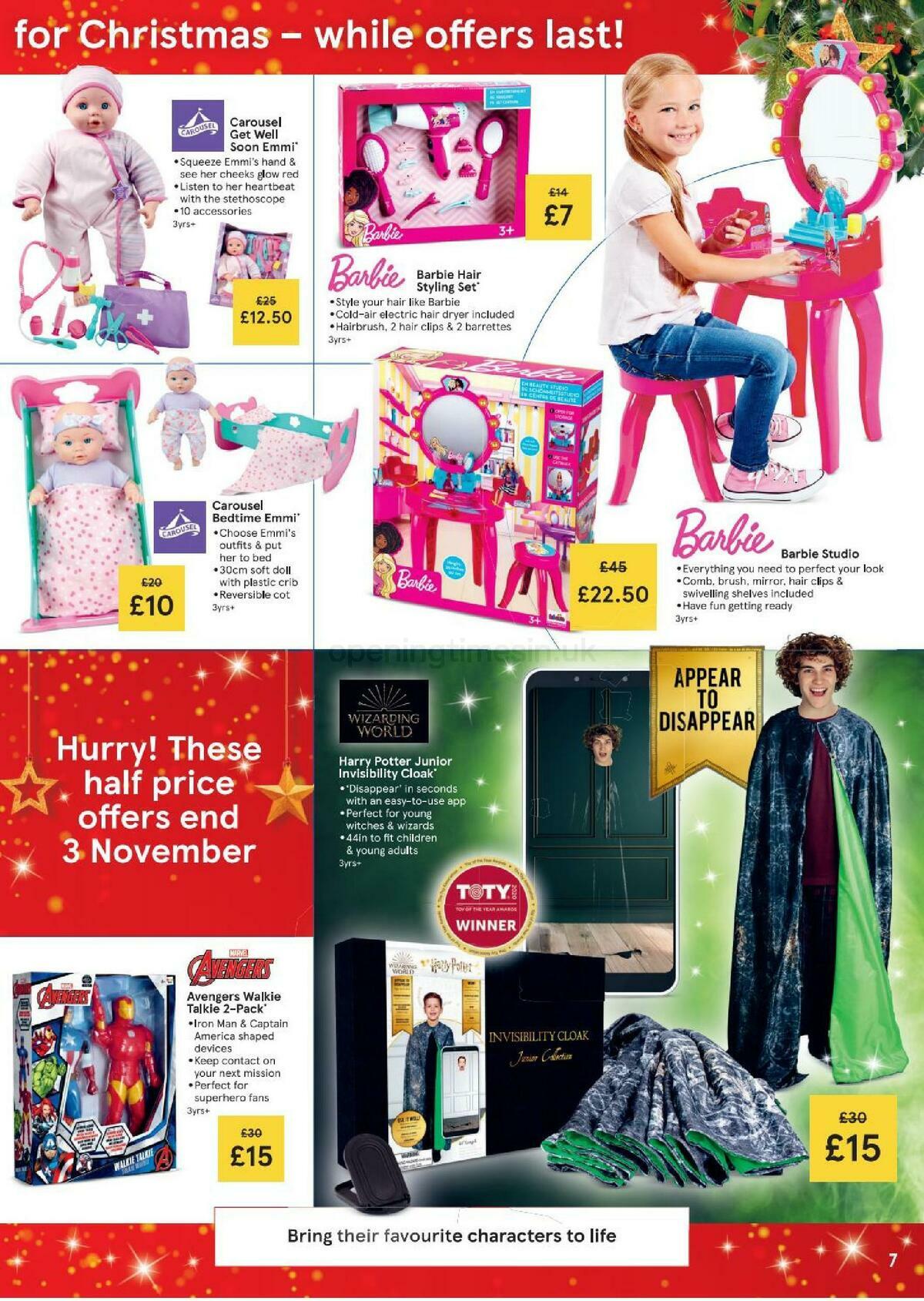 TESCO Tesco Half Price Toy Sale Leaflet Offers from 2 October