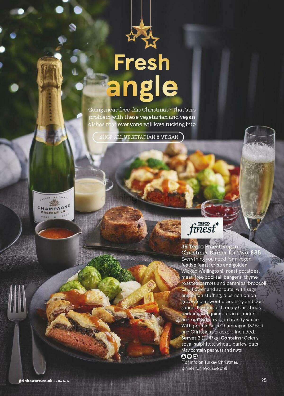 TESCO Festive Food To Order Offers from 19 October