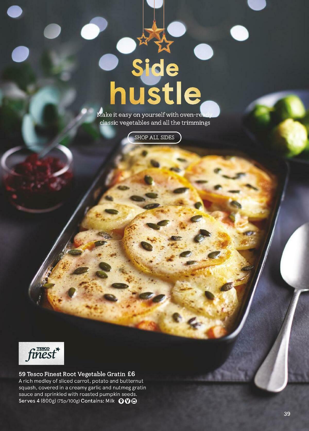 TESCO Festive Food To Order Offers from 19 October