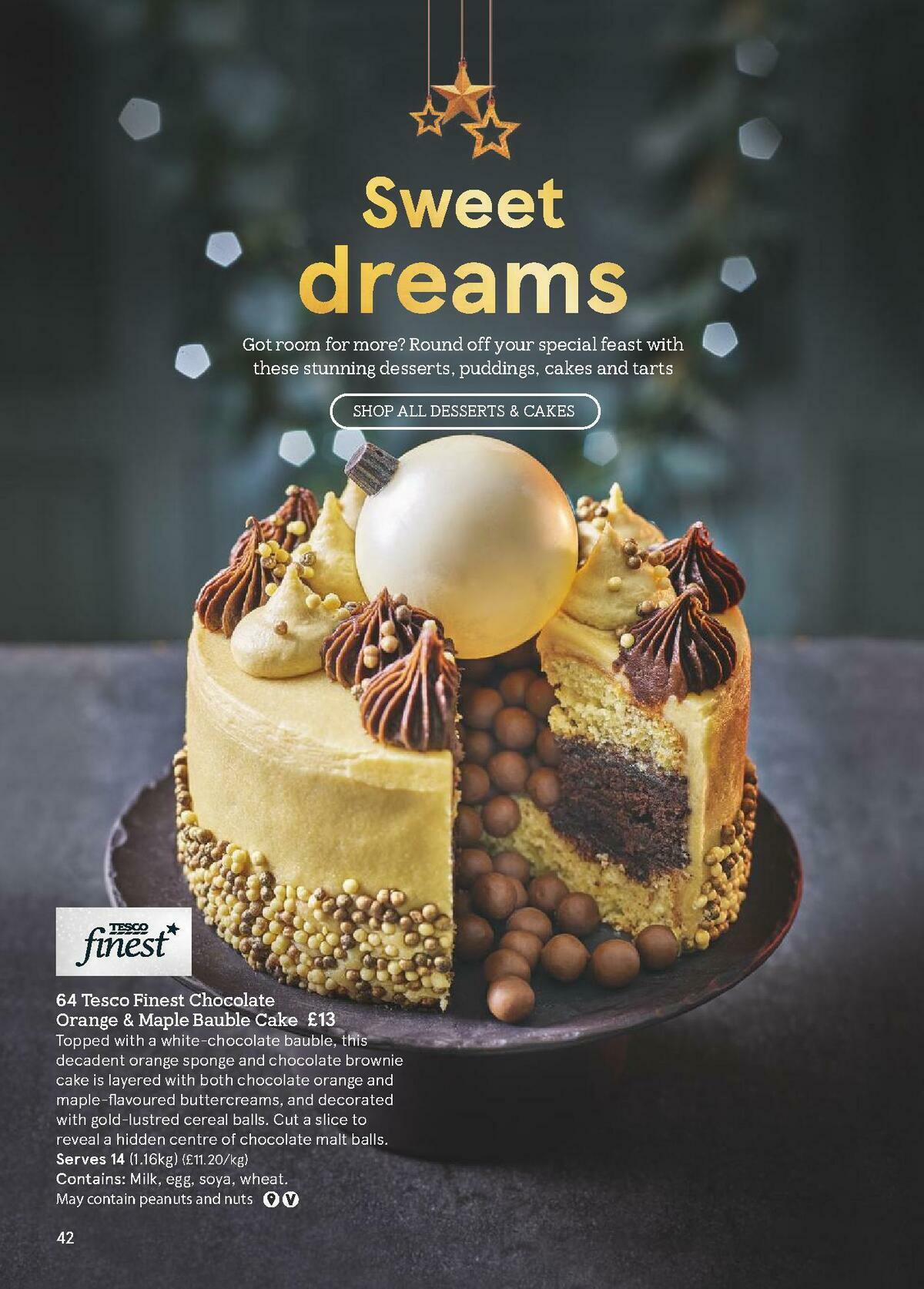 TESCO Festive Food To Order Offers from 19 October