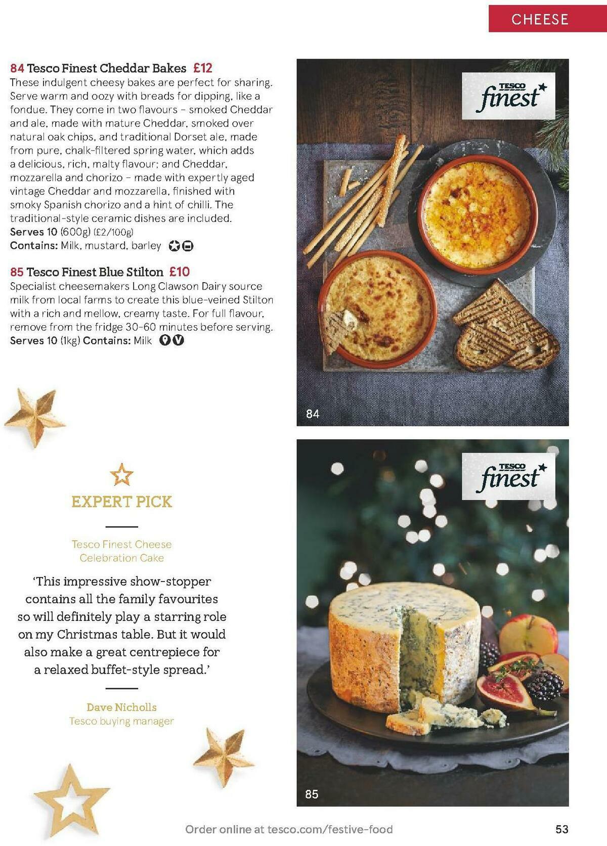 TESCO Festive Food To Order Offers from 19 October