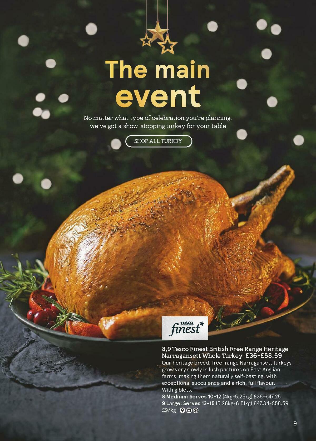 TESCO Festive Food To Order Offers from 19 October