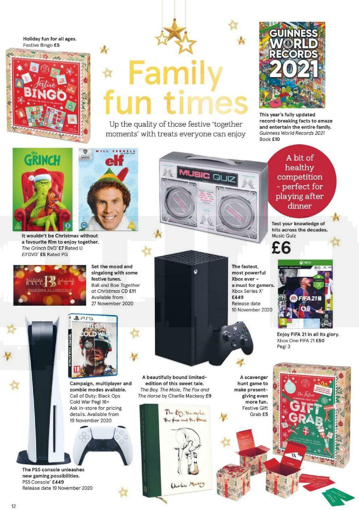 TESCO Christmas Gift Guide 2020 Offers from 30 October