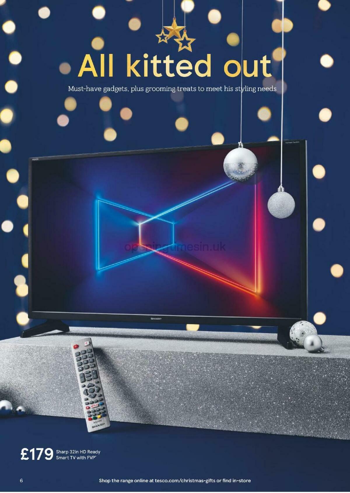 TESCO Christmas Gift Guide 2020 Offers from 30 October