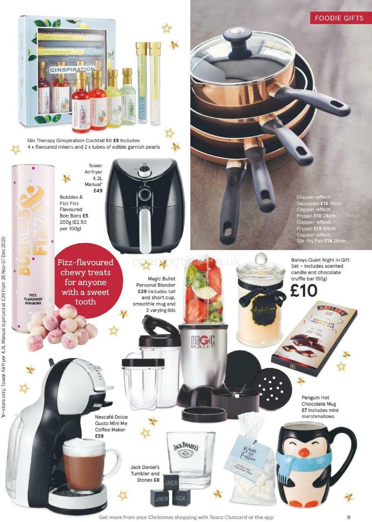 TESCO Christmas Gift Guide 2020 Offers from 30 October