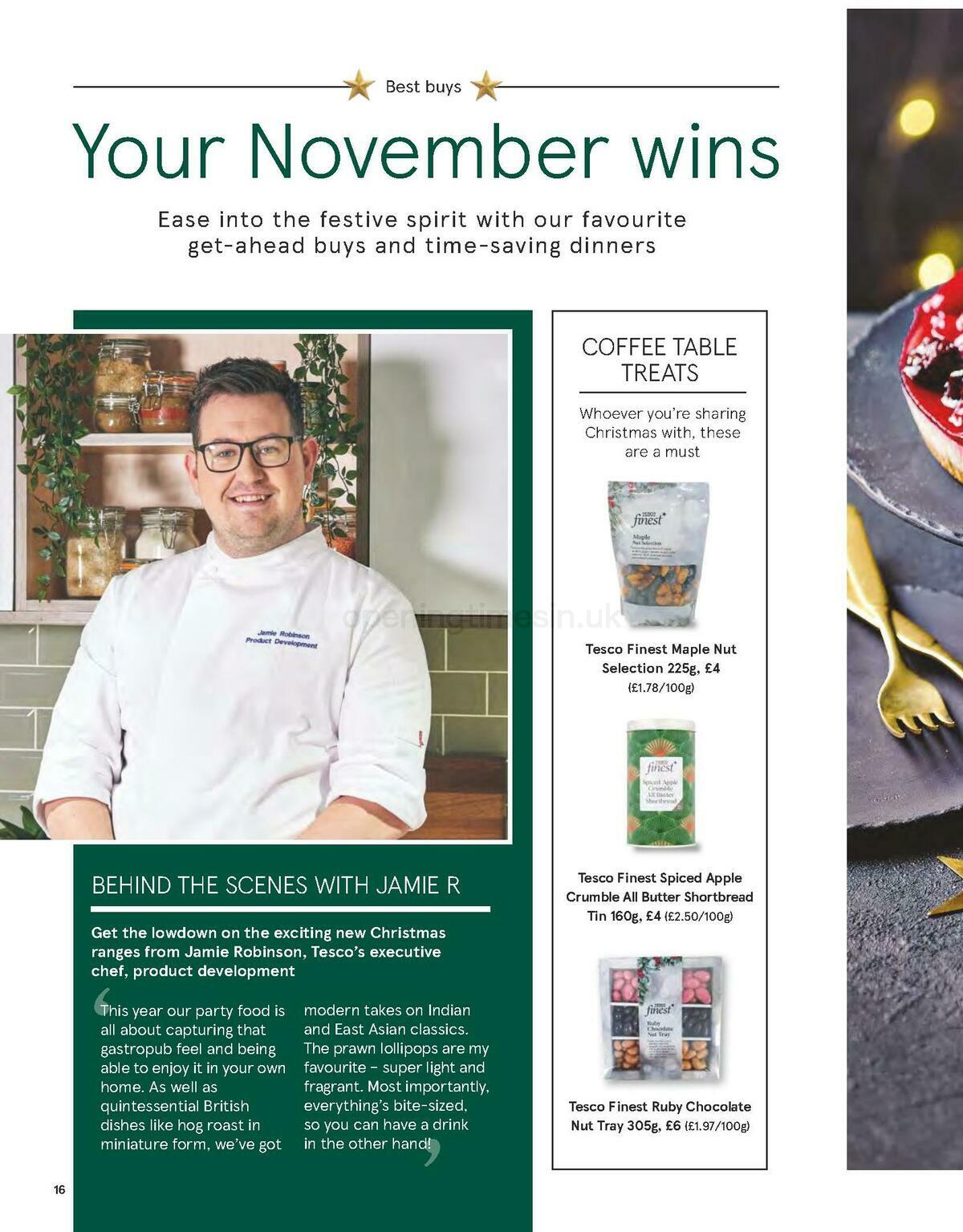 TESCO Magazine November 2020 Offers from 1 November