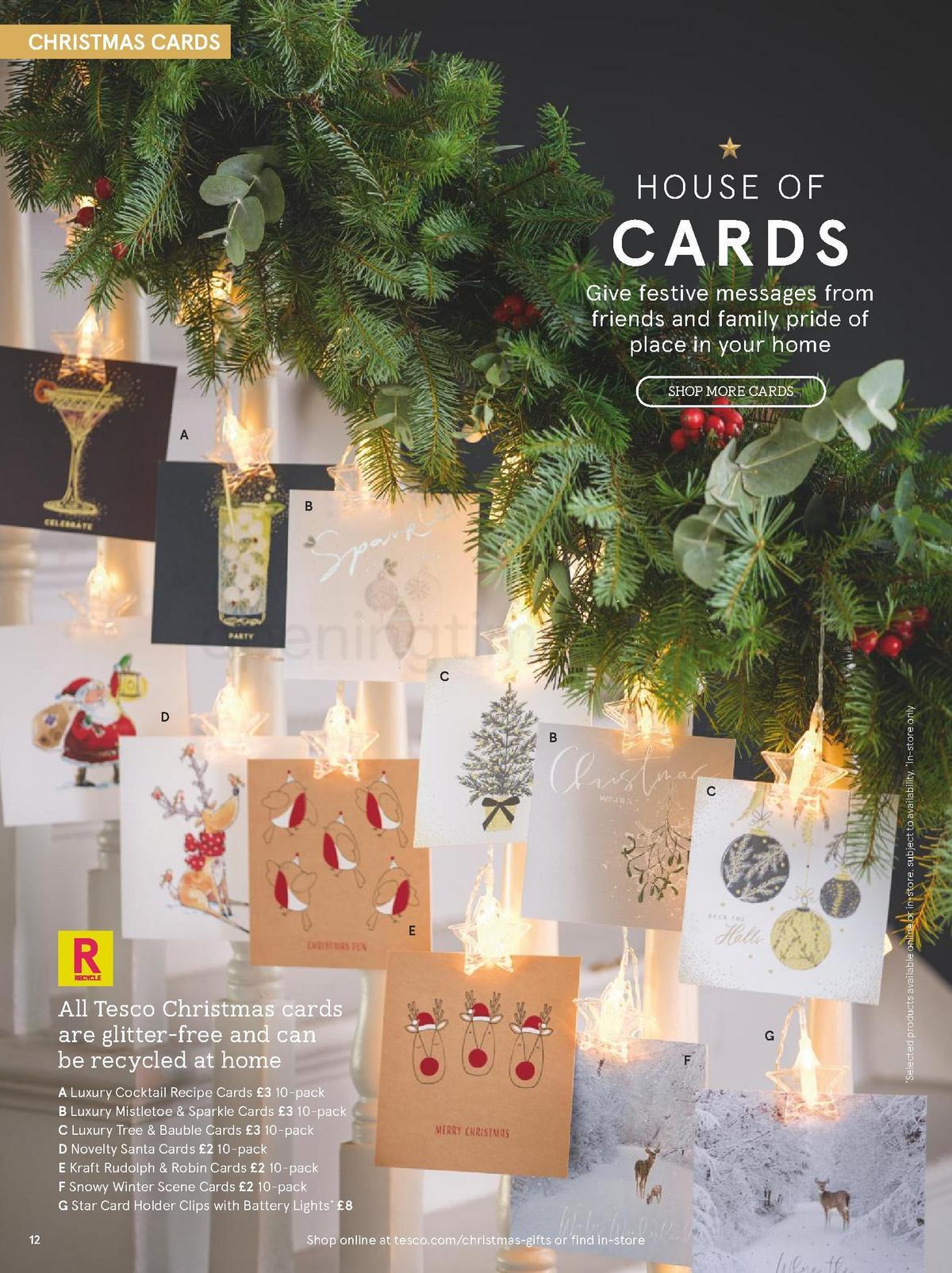 TESCO Christmas at Home Brochure Offers from 1 December