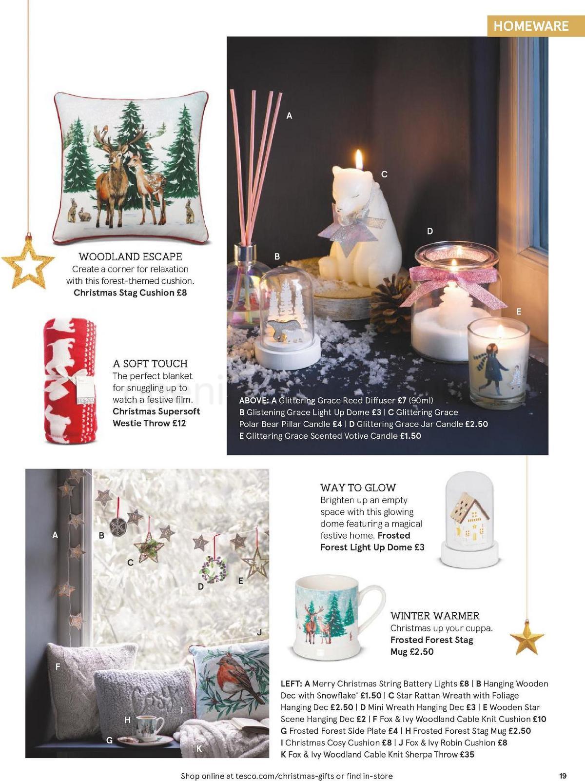 TESCO Christmas at Home Brochure Offers from 1 December