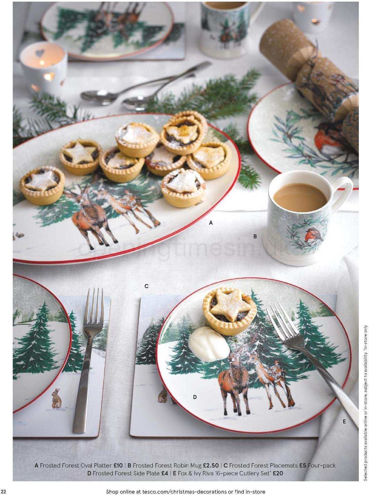 TESCO Christmas at Home Brochure Offers from 1 December