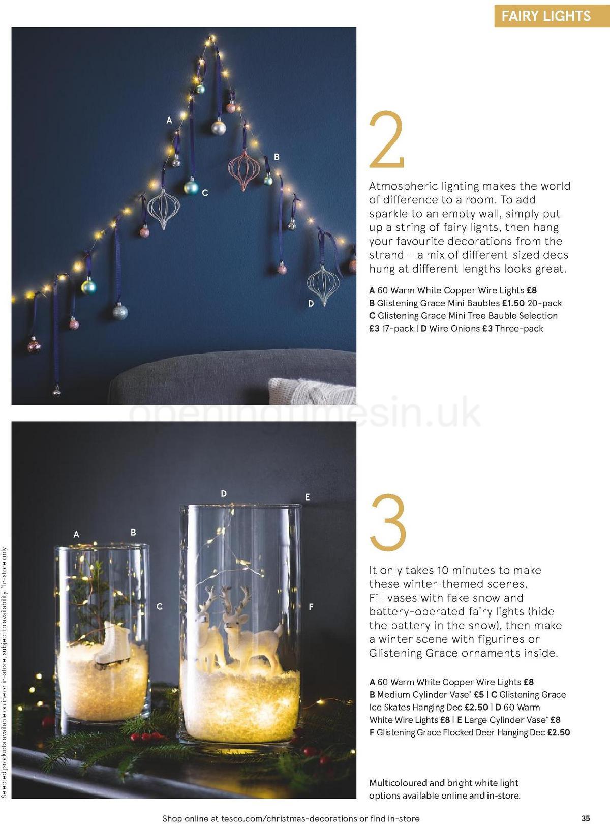 TESCO Christmas at Home Brochure Offers from 1 December