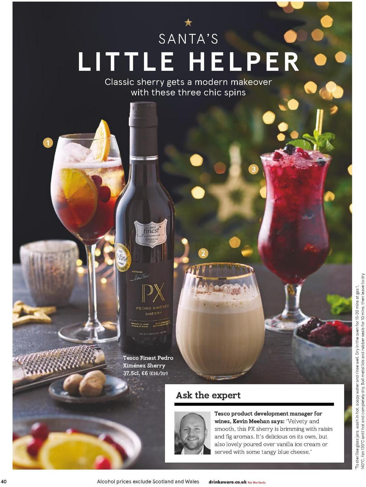 TESCO Christmas at Home Brochure Offers from 1 December