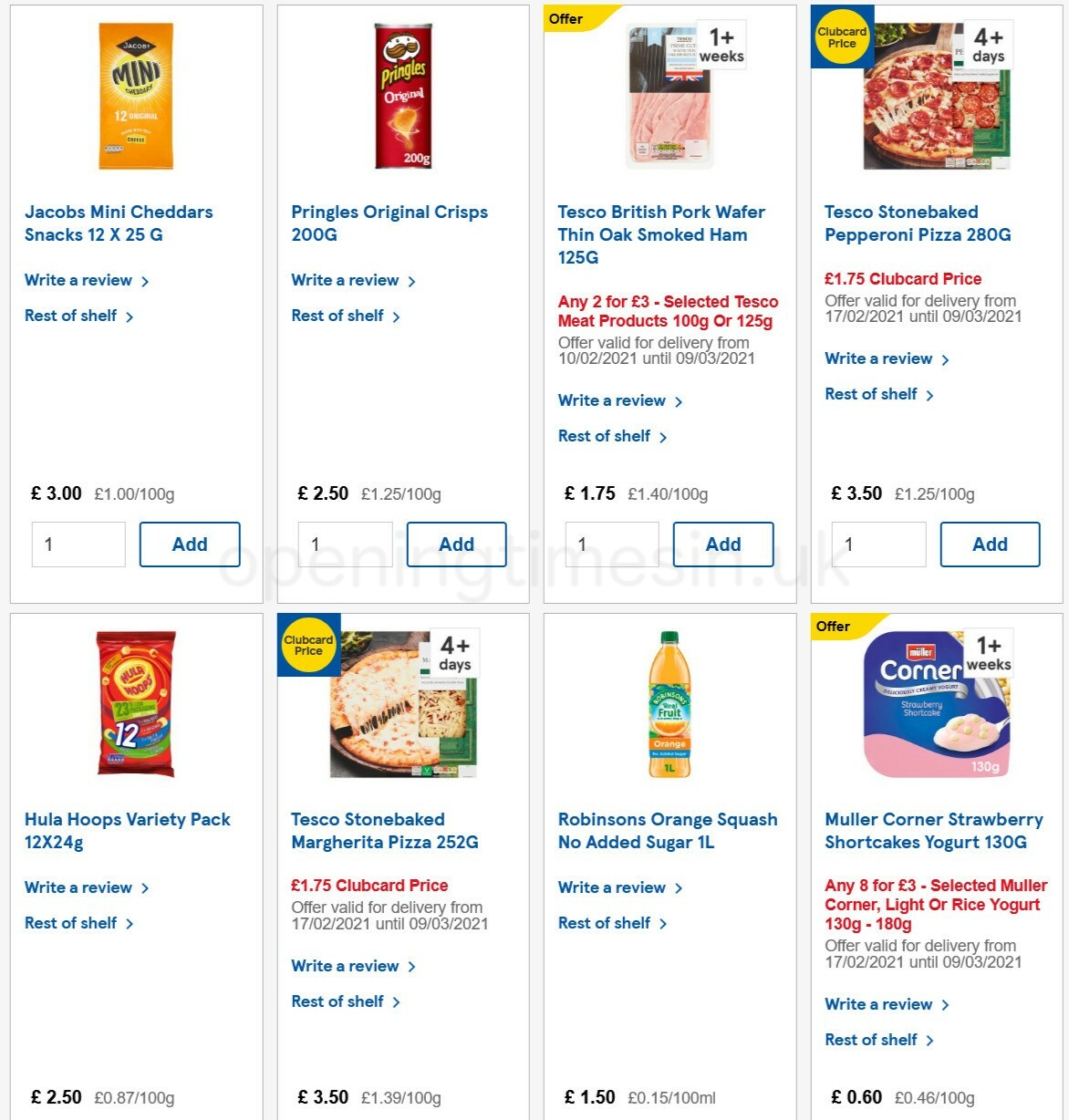 TESCO Offers from 24 February