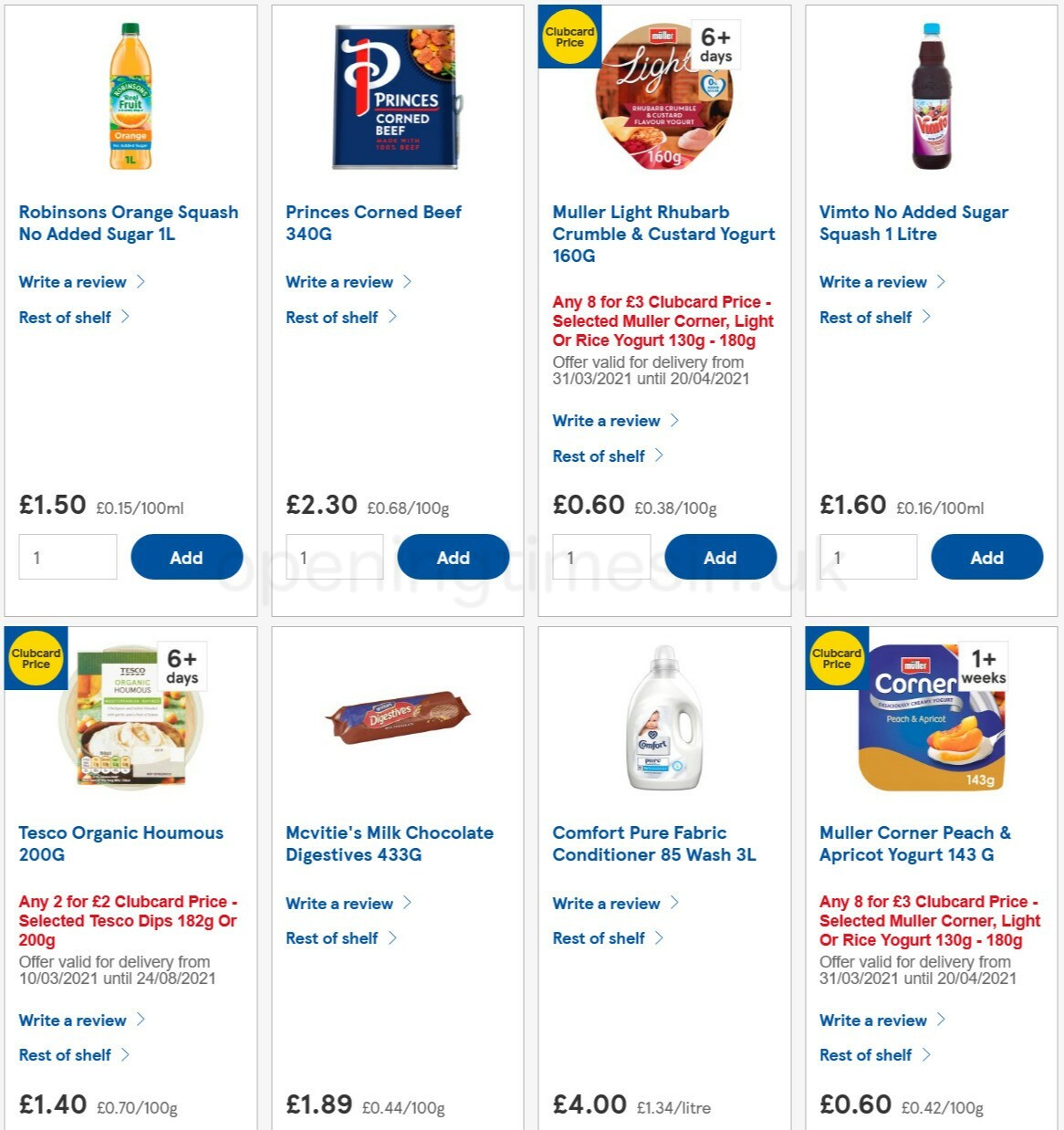 TESCO Offers from 7 April