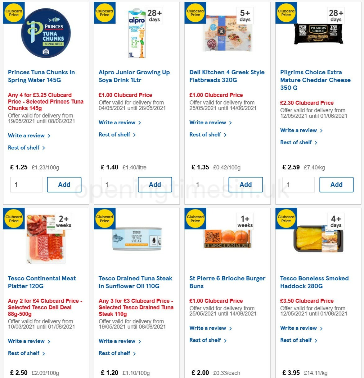 TESCO Offers from 26 May