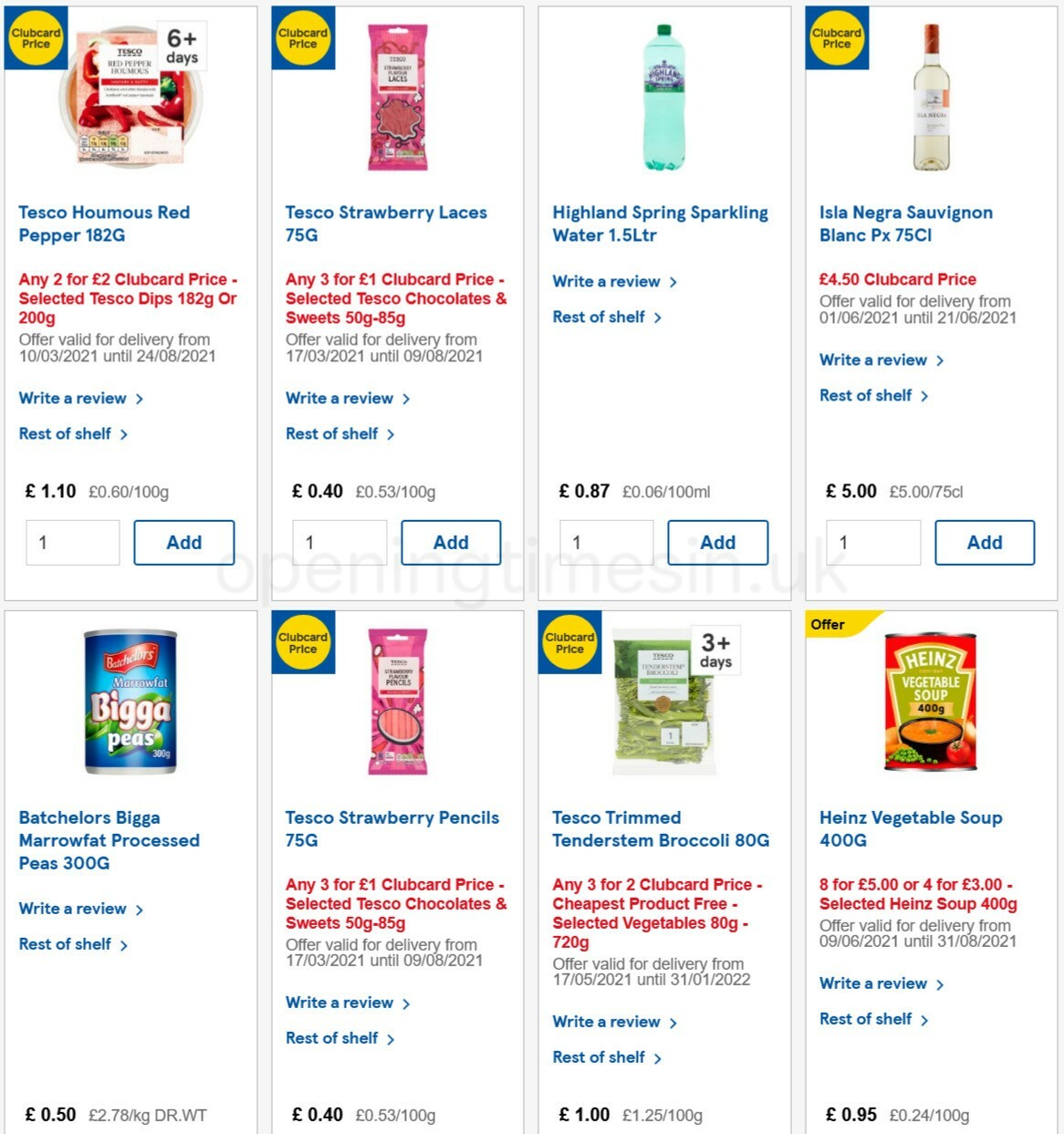 TESCO Offers from 9 June