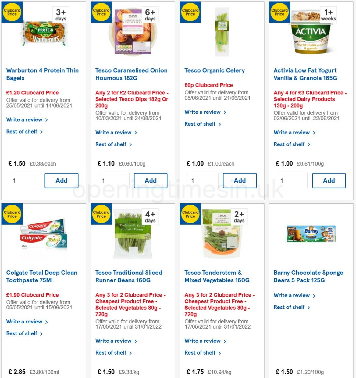 TESCO Offers from 9 June