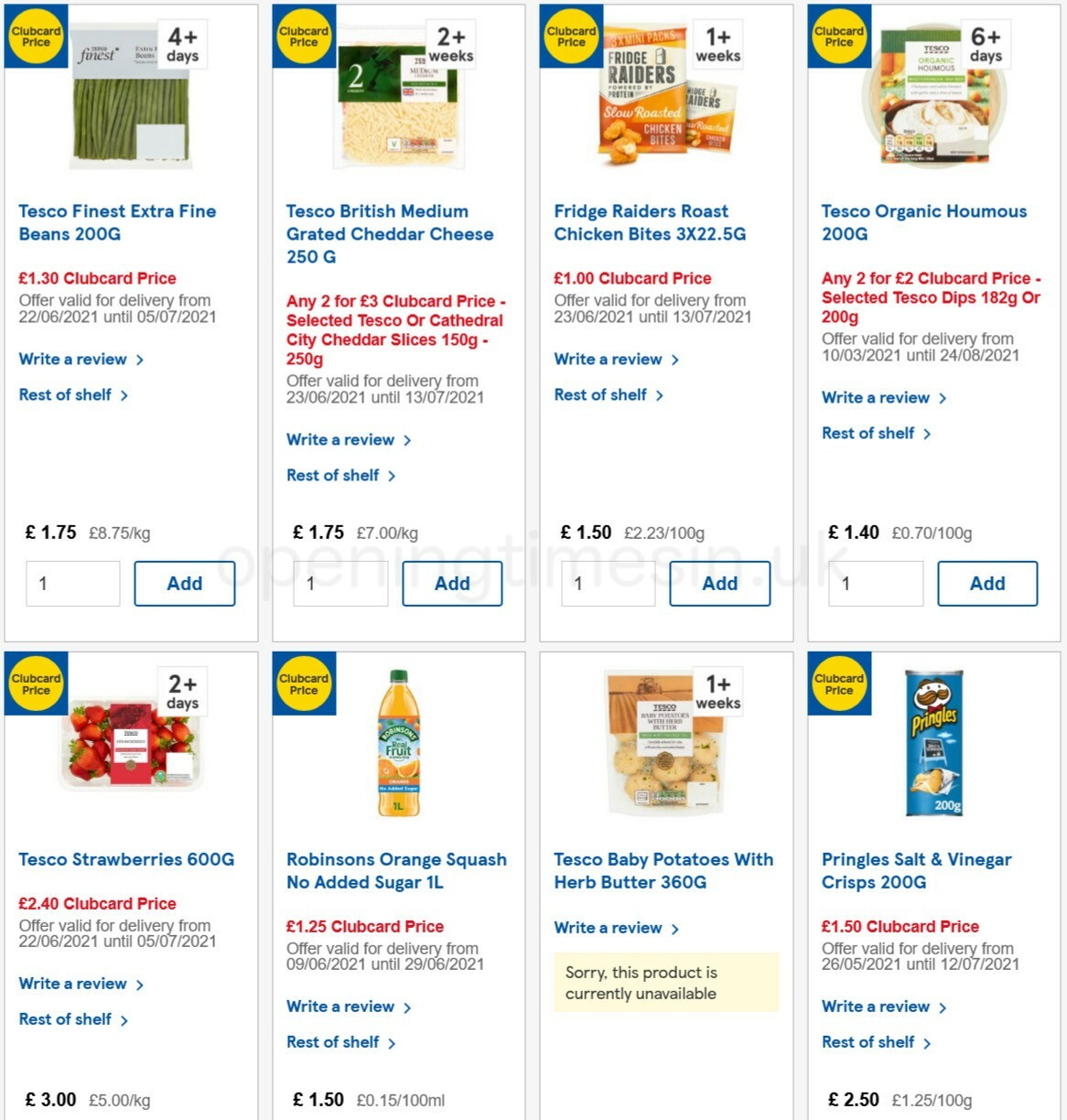 TESCO Offers from 23 June