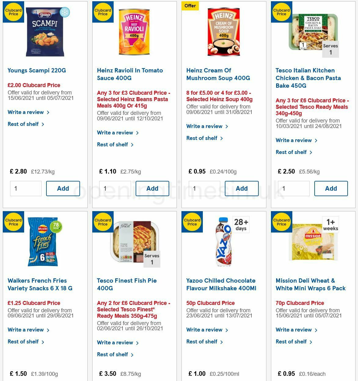 TESCO Offers from 23 June