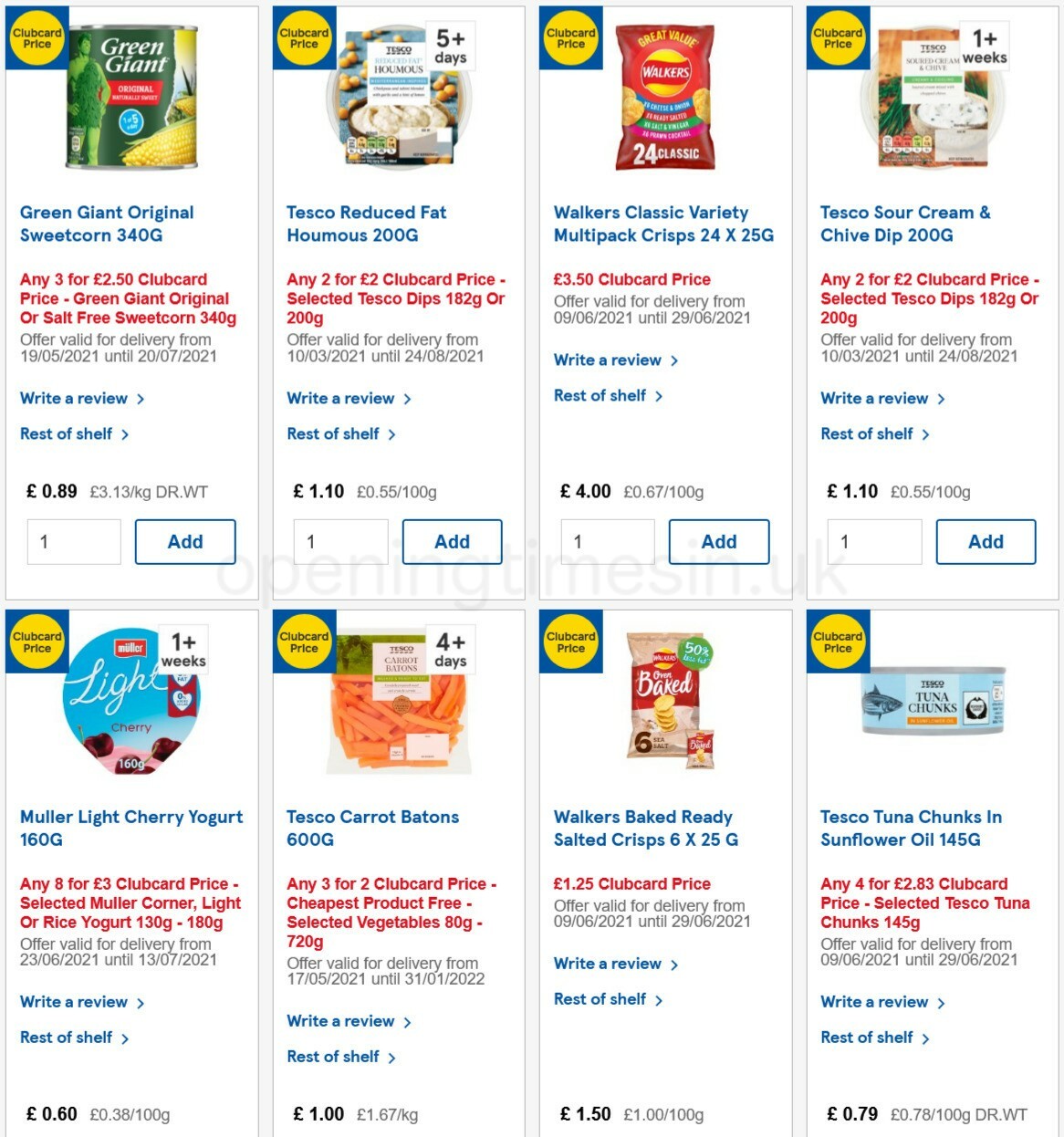 TESCO Offers from 23 June