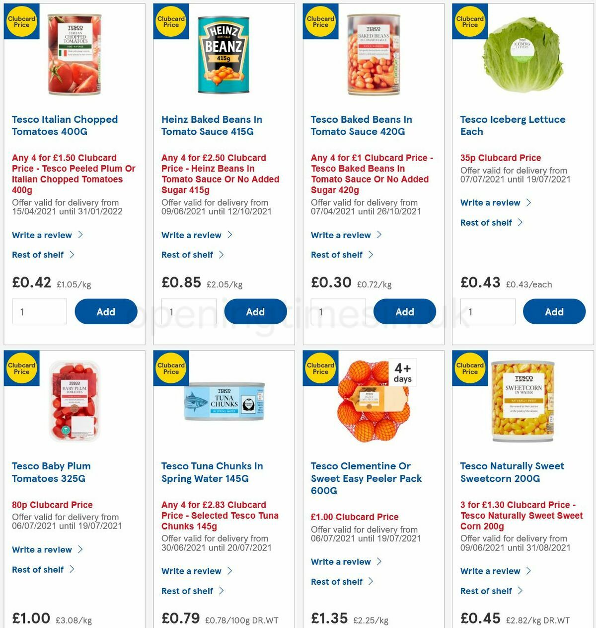 TESCO Offers from 14 July