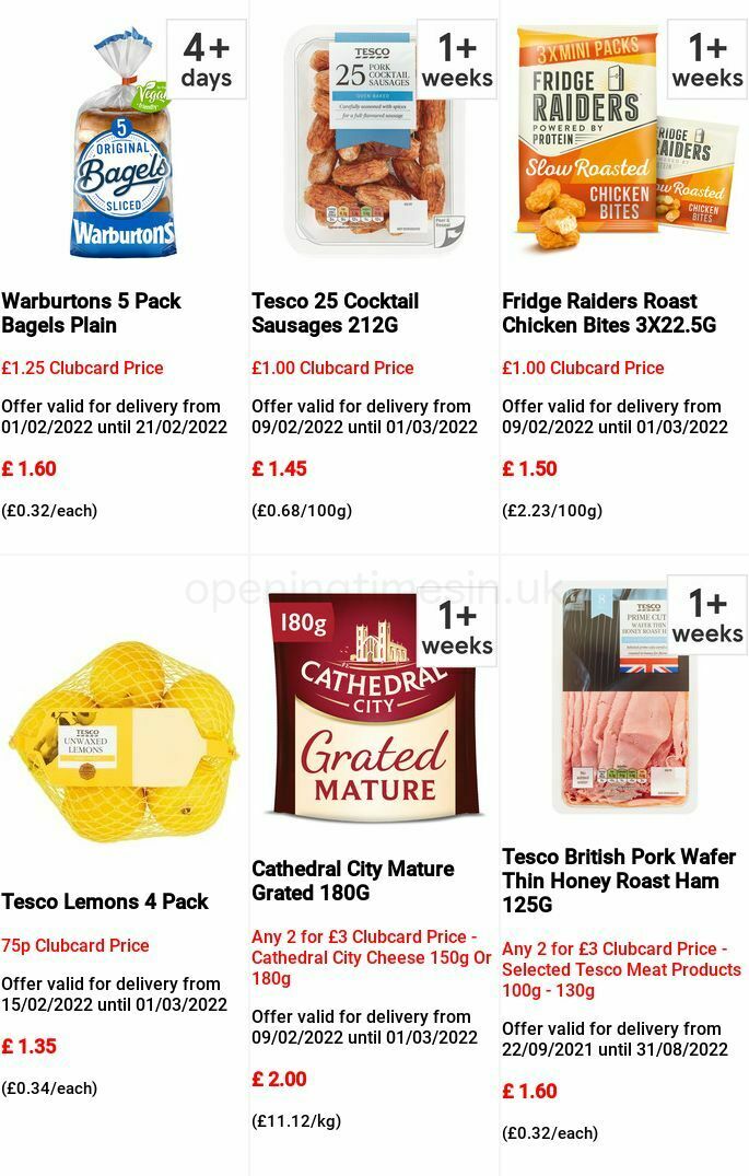 TESCO Offers from 16 February