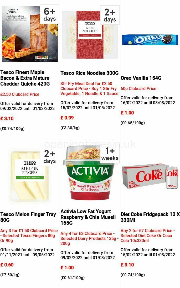 TESCO Offers from 16 February