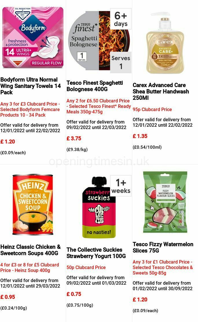 TESCO Offers from 16 February