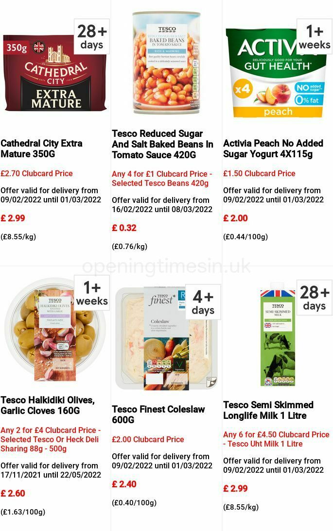 TESCO Offers from 16 February