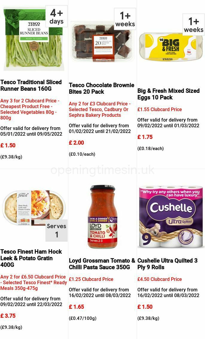 TESCO Offers from 16 February