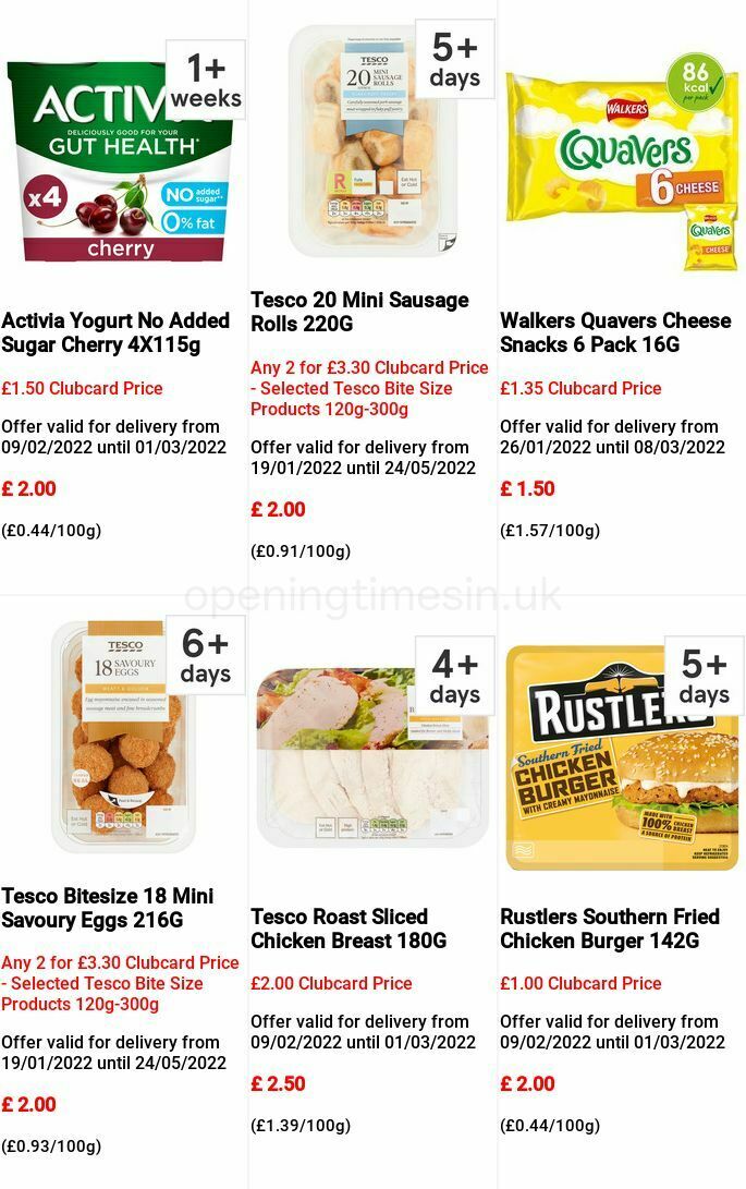 TESCO Offers from 16 February