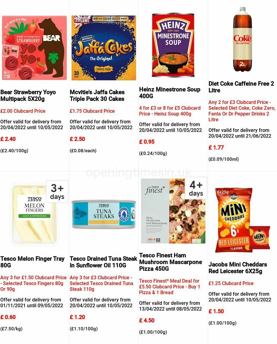 TESCO Offers from 27 April