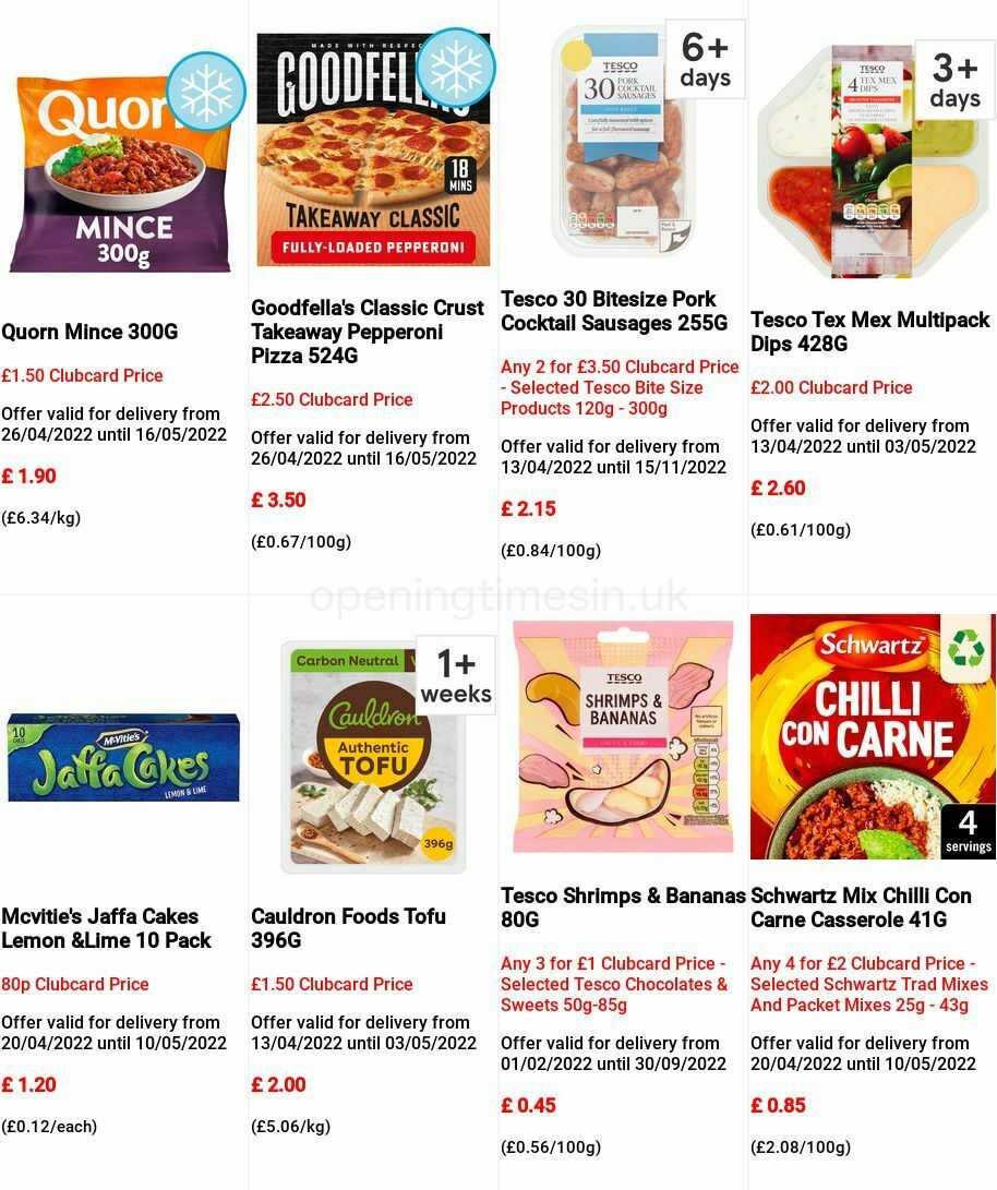 TESCO Offers from 27 April