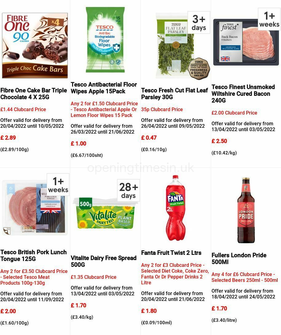 TESCO Offers from 27 April