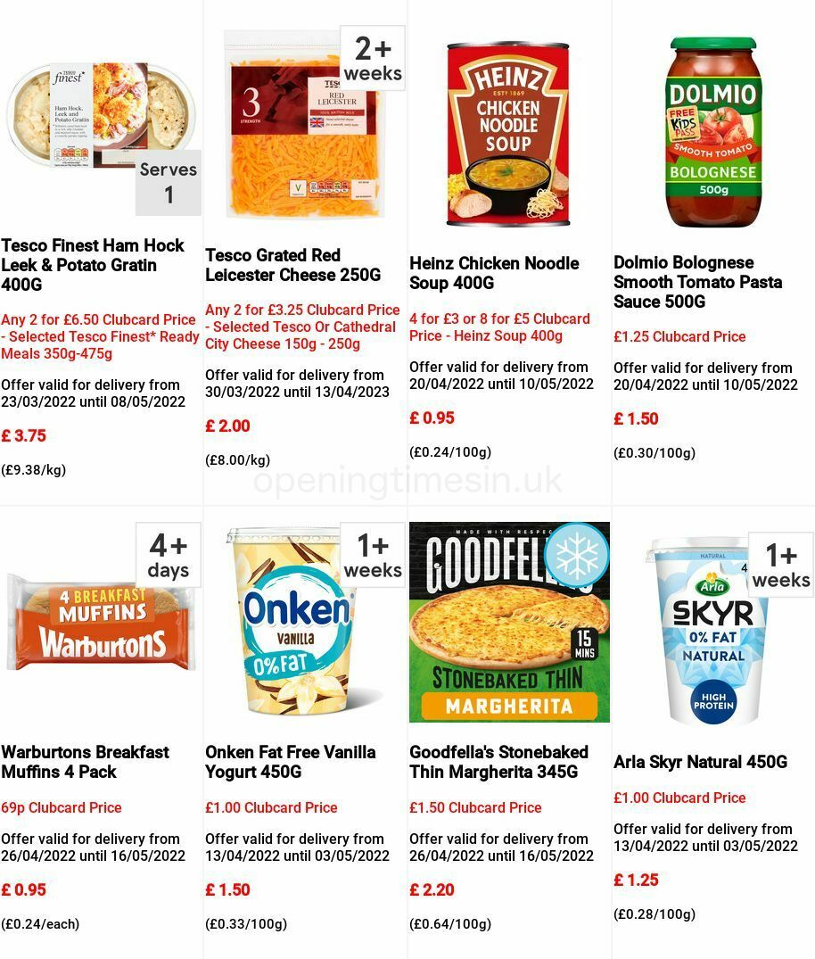 TESCO Offers from 27 April