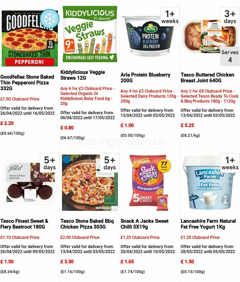 TESCO Offers from 27 April