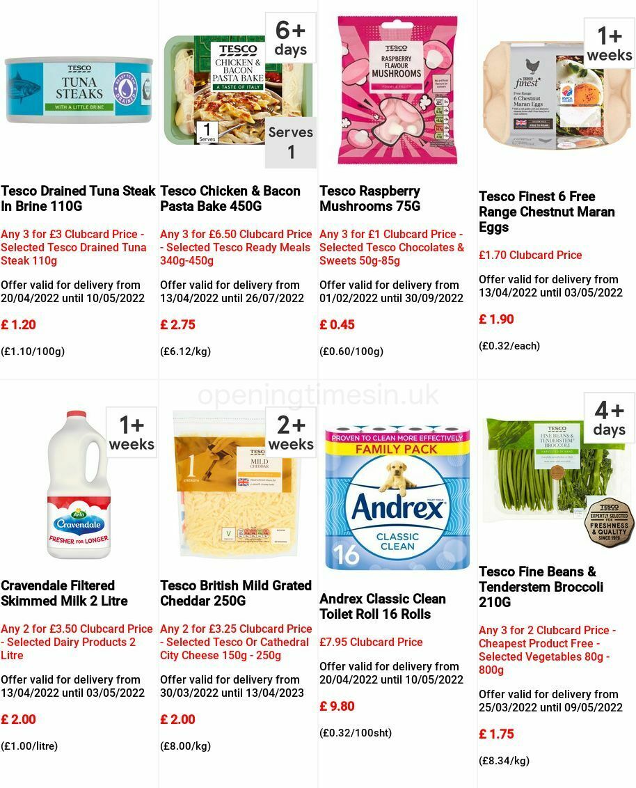 TESCO Offers from 27 April