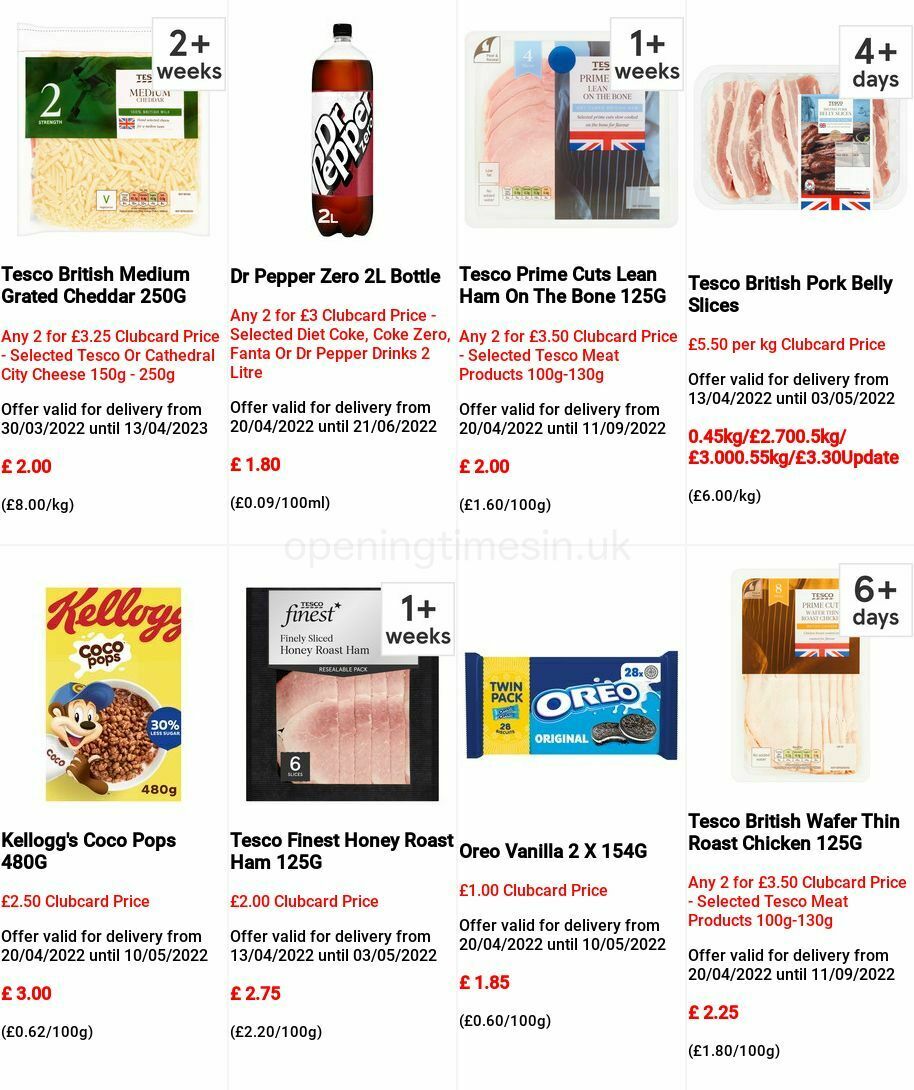 TESCO Offers from 27 April