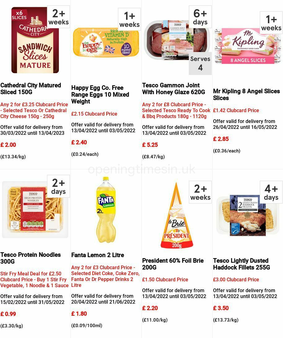 TESCO Offers from 27 April