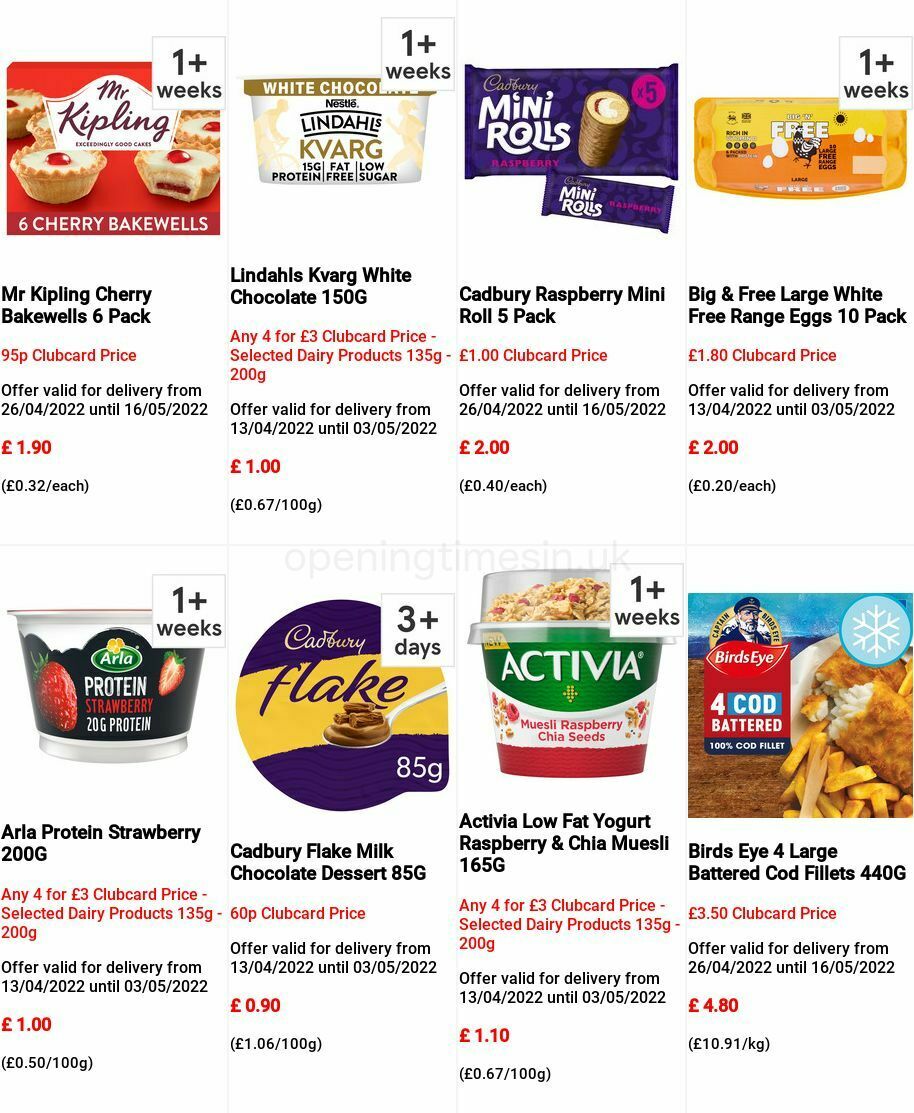 TESCO Offers from 27 April